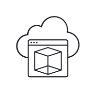 An icon showing a bar chart with an increasing line chart above it