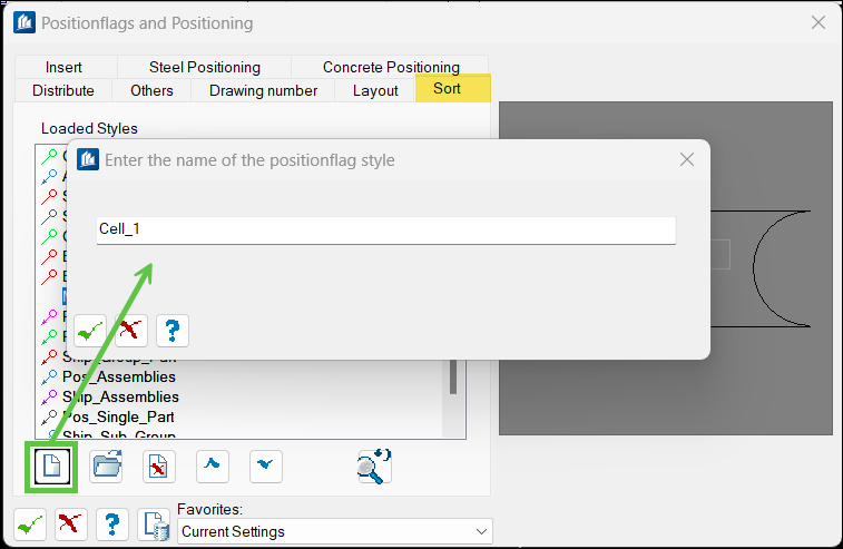 ProStructures - How to create a custom Position Flag with Cell geometry ...