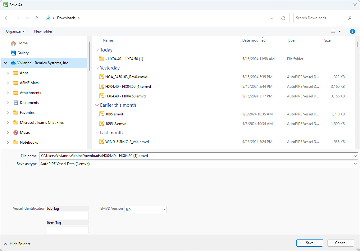 AutoPIPE - Error "Incorrect Parameter" window pops up while trying to ...